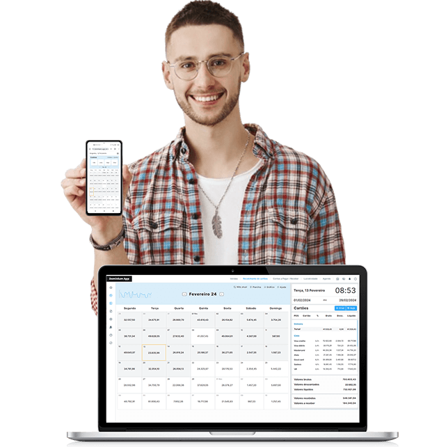 Como conferir os recebimentos dos cartões com o programa Dominium App